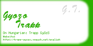 gyozo trapp business card